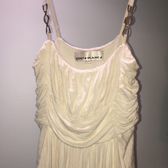 mint condition white Costa Blanca tank top. Size large - Picture 3 of 4